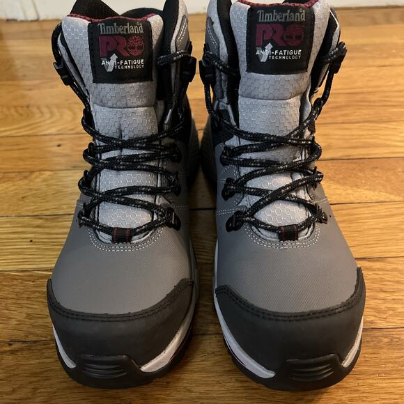 Timberland Switchback Women's 6M Composite Safety Toe Waterproof Gray Boot A2MGD - Picture 5 of 8